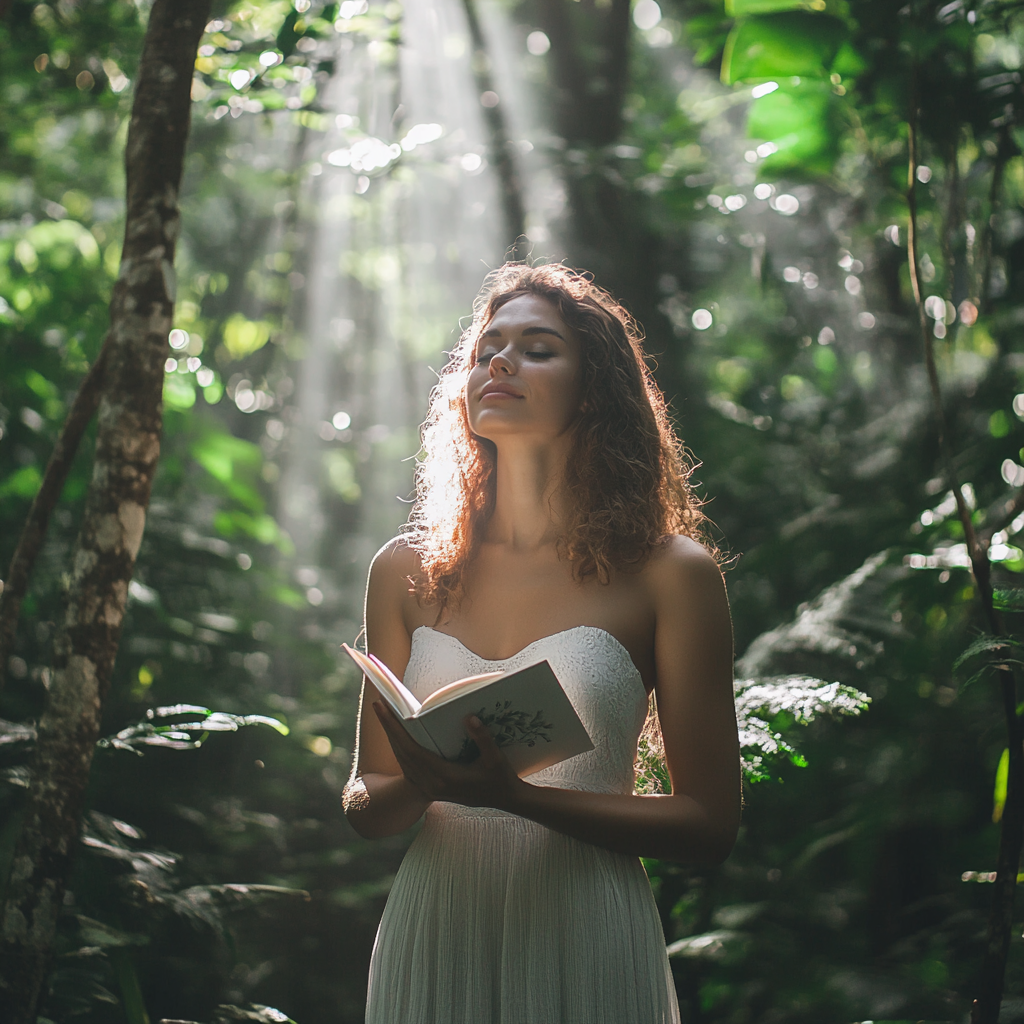u4382988626_A_joyful_woman_standing_in_a_lush_green_forest_ho_bd87fe60-2ecb-4294-952a-5813ad07f530_1